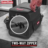 Tools4Trade 20" Heavy-Duty Tool Bag with Multi-Pockets & Hard Base - Black