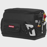 Tools4Trade 20" Heavy-Duty Tool Bag with Multi-Pockets & Hard Base - Black