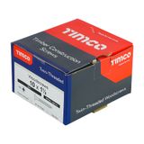 Timco 10 x 1 1/2" Twin Threaded Woodscrews Countersunk Head 200/Box 10112CWZ