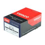 Timco 10 x 1 3/4" Twin Threaded Woodscrews Countsunk Head Zinc (200/Box) 10134CWZ