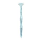 Timco 10 x 2 1/2" Twin Threaded Woodscrews Countsunk Head Zinc (200/Box) 10212CWZ