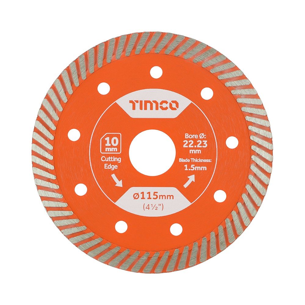 Timco 115mm Diamond Blade Thin Turbo TP115222