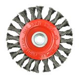 Timco 115mm Angle Grinder Wheel Brush - Twisted Knot Steel Wire 115TWT