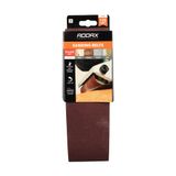 Timco Addax 75 x 533mm 120 Grit Sanding Belts Red Pack of 5 231645