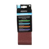 Timco Addax 75 x 533mm 80 Grit Sanding Belts Red Pack of 5 231841