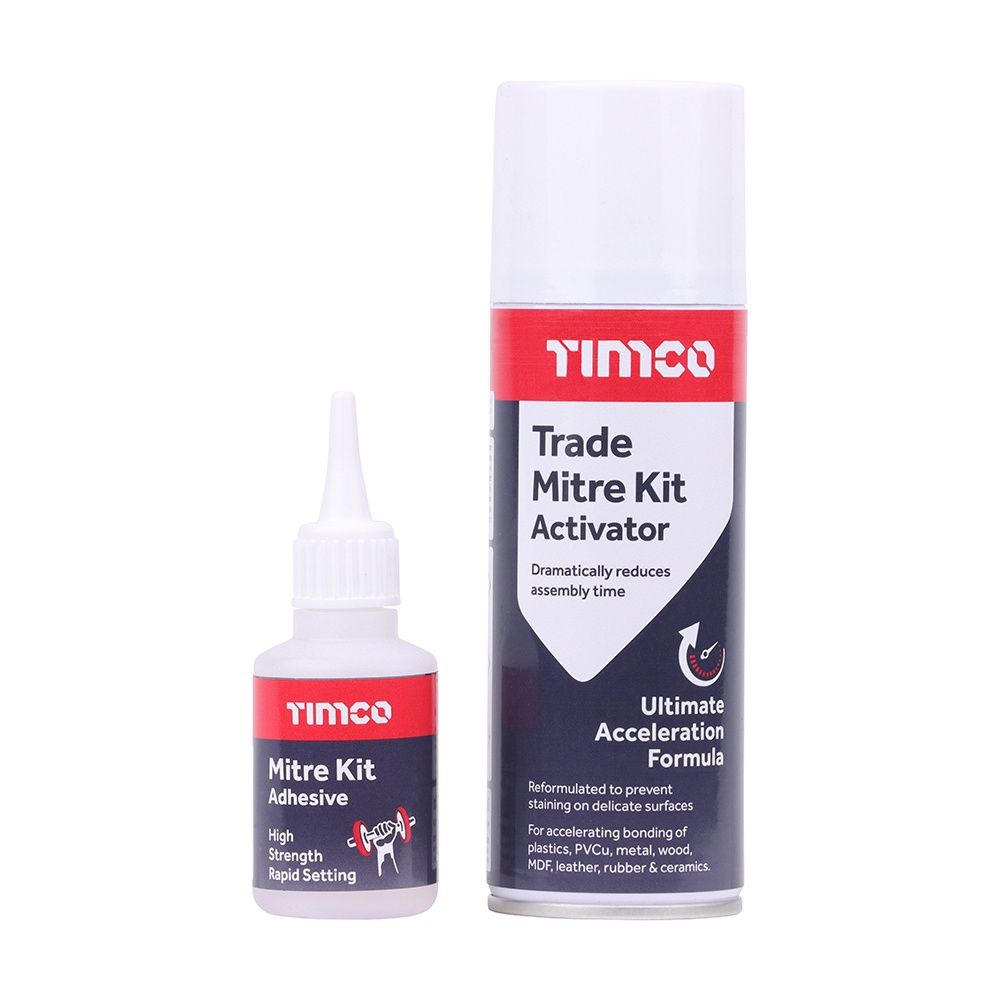 Timco 247115 200ml / 50g Instant Bond Mitre Kit