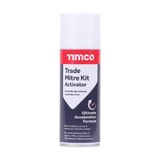 Timco 200ml / 50g Instant Bond Mitre Kit Super Glue Adhesive Activator Fast 247115