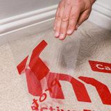Timco 25M x 0.6M Shield Protector Film Roll For Carpet Easy Peel 25CP