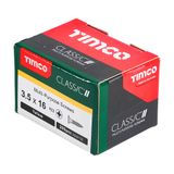 Timco 3.5 x 16mm Classic Multi-Purpose Screws Countsunk Head Yellow (200/Box) 35016CLAF