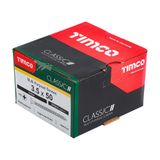 Timco 3.5 x 50mm Classic Multi-Purpose Screws Countsunk Head Yellow (200/Box) 35050CLAF