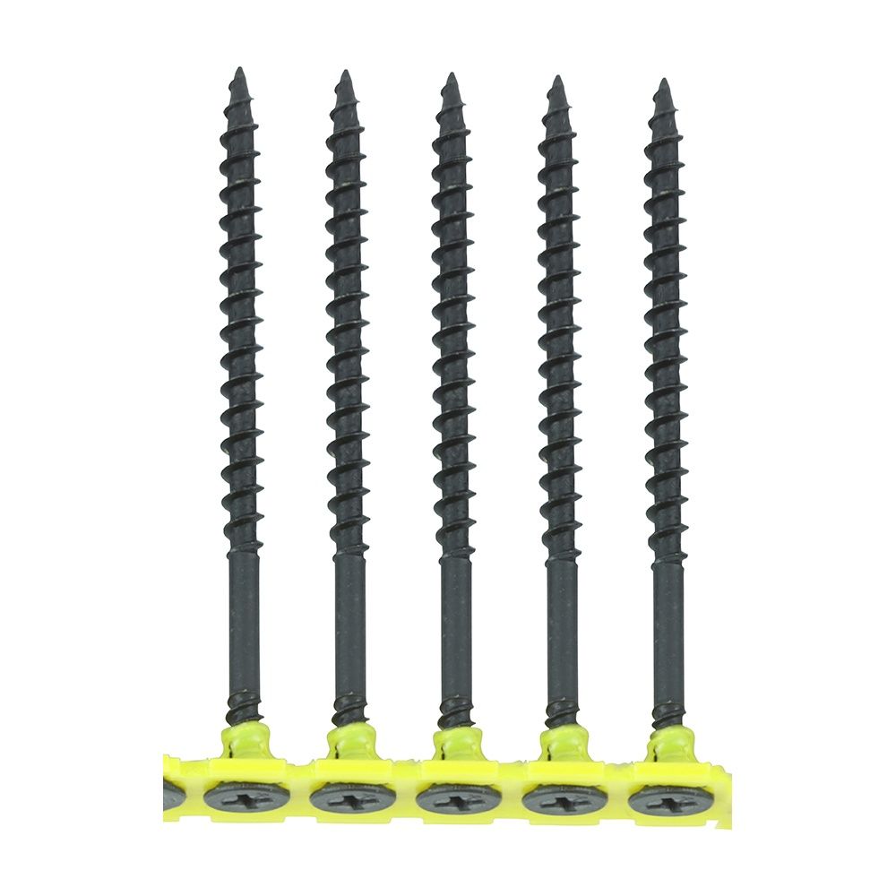 Timco 4.2 x 75mm Coarse Threaded Collated Drywall Black Screws (500) 00075COLDYS