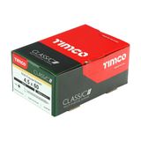 Timco 4.5 x 60mm Classic Multi-Purpose Screws Countsunk Head Yellow (200/Box) 45060CLAF
