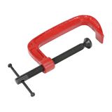 Timco 4" Heavy duty G Clamp Tough Powder Coating 468147