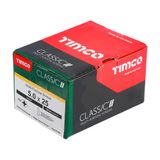Timco 5.0 x 25mm Classic Multi-Purpose Screws Countsunk Head Yellow (200/Box) 50025CLAF
