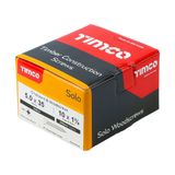 Timco 5.0 x 35mm Solo Chipboard & Woodscrews - PZ - Double Countersunk - Yellow 50035SOLOC