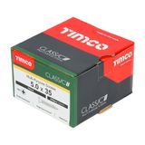 Timco 5.0 x 35mm Classic Multi-Purpose Screws Countsunk Head Yellow (200/Box) 50035CLAF
