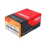 Timco 6.0 x 100mm Solo Chipboard & Woodscrews - PZ - Double Countersunk - Yellow 60100SOLOC