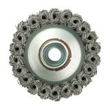 Timco 80mm Angle Grinder Cup Brush Twisted Knot Steel Wire 80TCT