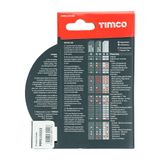 Timco 115mm Addax Multi-Material Premium Diamond Blade Turbo Continuous 115 x 22.2mm MM115222