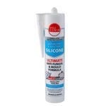 Timco Bathroom & Sanitary Silicone Long Lasting 300ml Cartridge White 732750