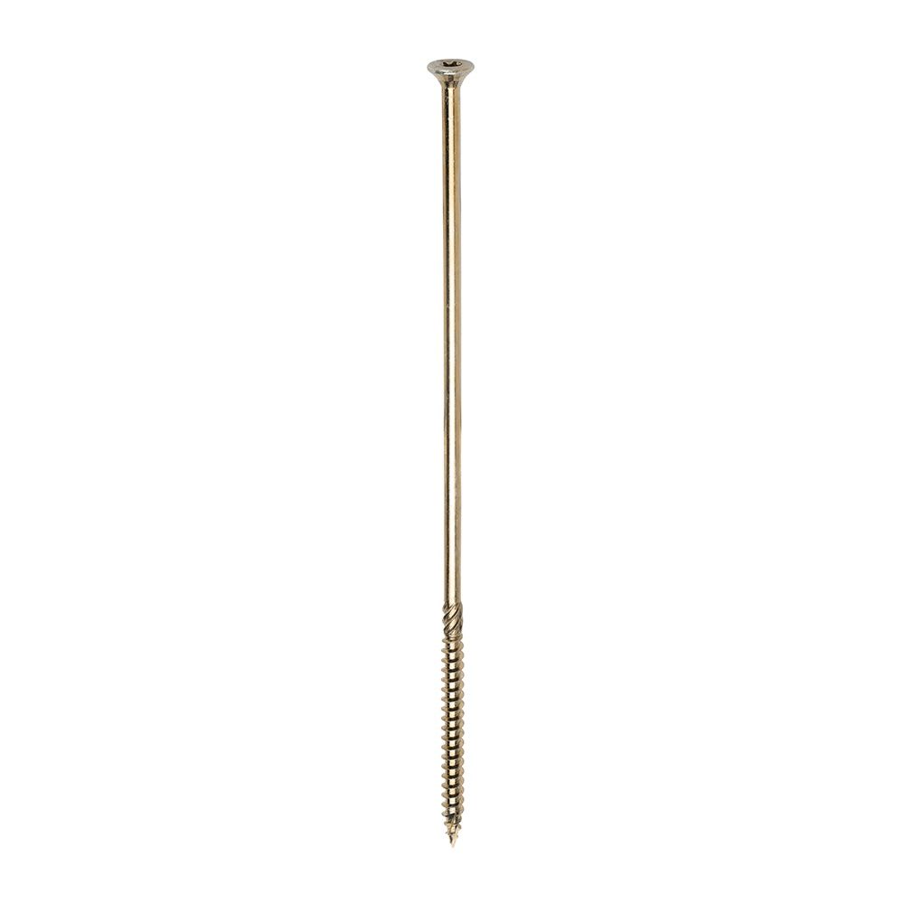 Timco C2 Clamp-Fix - TX - Double Countersunk with Ribs - Twin-Cut - Yellow 8.0 x 275