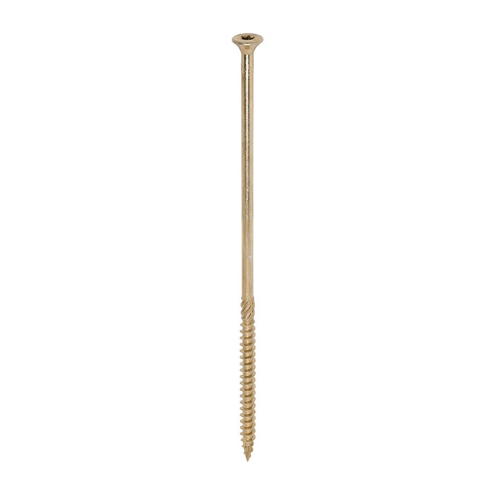 TIMco C2 Clamp-Fix Multi-Purpose Premium Countersunk Gold Wood Screws 50 Pieces 80225C2C