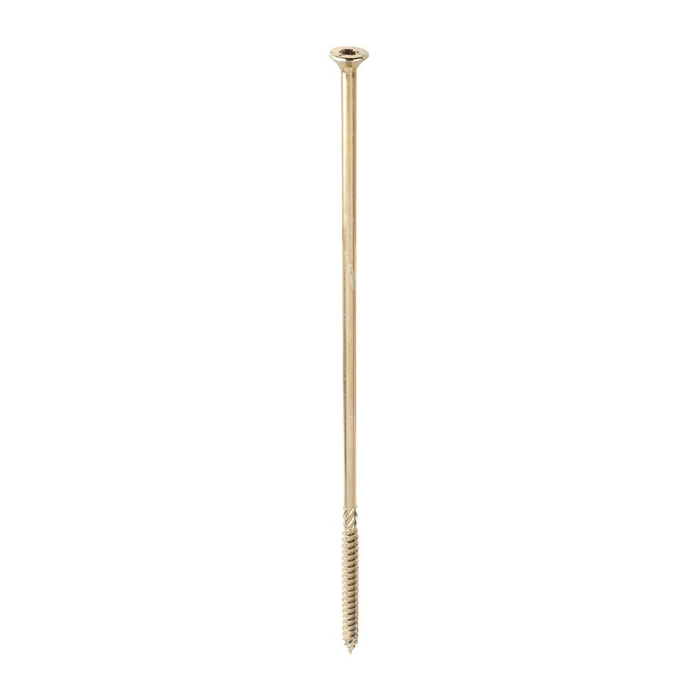 Timco C2 Clamp-Fix - TX - Double Countersunk with Ribs - Twin-Cut - Yellow 8.0 x 300