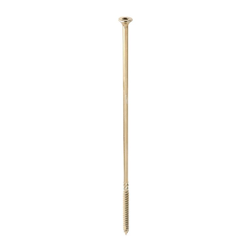 Timco C2 Clamp-Fix - TX - Double Countersunk with Ribs - Twin-Cut - Yellow 8.0 x 300