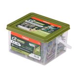 Timco C2 4.5 x 65mm Deck-Fix TX Countersunk with Ribs Twin-Cut Green 65C2D250