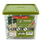 Timco C2 4.5 x 75mm Deck-Fix TX Countersunk with Ribs Twin-Cut Green 75C2D250