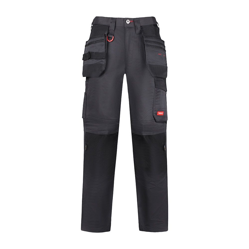 Timco Craftsman Trousers - Grey/Black W38 L32 CTGBK3832