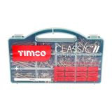 Timco Classic Multi-Purpose Screws Mixed Tray PZ Double Countersunk Yellow CLASSICTRAY