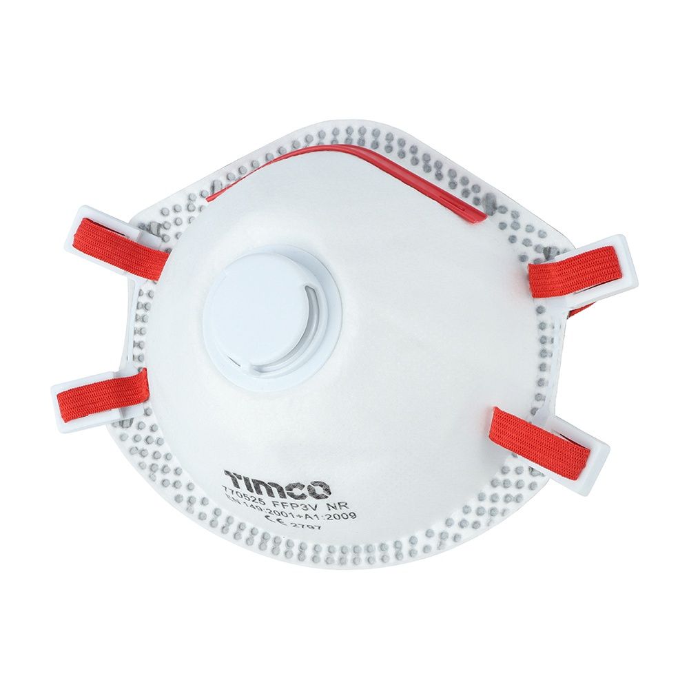 Timco FFP3 Moulded Masks with Valve One Size 770120