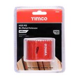 Timco 60mm Holesaw Variable Pitch M3 Grade HSS Steel Cutting HS60
