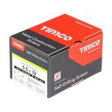 Timco 5.5 x 32mm Metal Construction Light Section Screws Hex Self Drilling Exterior Silver Organic L32B