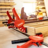 Timco 18" Quick Change Bar Clamp Hard Rubber Gripper Pads 468139