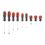Timco 9pcs Anti-slip Soft-grip Handle Screwdriver Set 468132