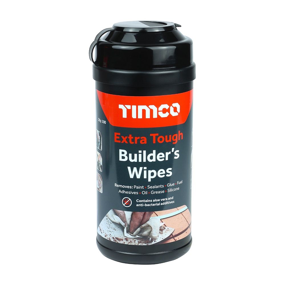 Timco Shield Extra Tough Builders Wipes (100/Tube) SCRUB2