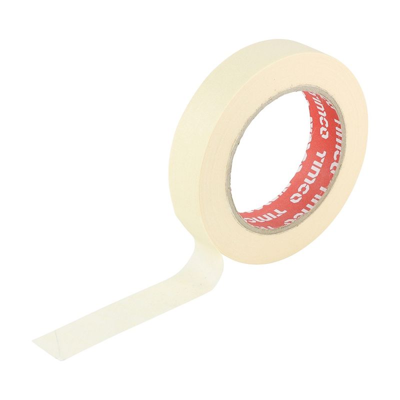 Timco 50m x 25mm Max Masking Cream Tape Clean &amp; Precise Removal SMT25