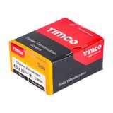 Timco 4.0 x 20mm Solo Chipboard & Woodscrews - PZ - Double Countersunk - Yellow 40020SOLOC