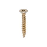 Timco 4.5 x 30mm Solo Chipboard & Woodscrews - PZ - Double Countersunk - Yellow 45030SOLOC