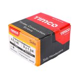 Timco 4.5 x 45mm Solo Chipboard & Woodscrews - PZ - Double Countersunk - Yellow 45045SOLOC