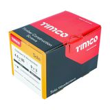 Timco 4.5 x 80mm Solo Chipboard & Woodscrews - PZ - Double Countersunk - Yellow  45080SOLOC