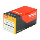 Timco 6.0 x 80mm Solo Chipboard & Woodscrews - PZ - Double Countersunk - Yellow 60080SOLOC
