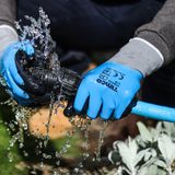 Timco Waterproof Grip Gloves Sandy Nitrile Foam Coated Polyester Large 770775