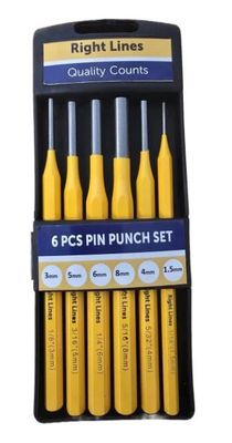 Bessey RLPP6 Right Lines 6 Pcs Pin Punch Set