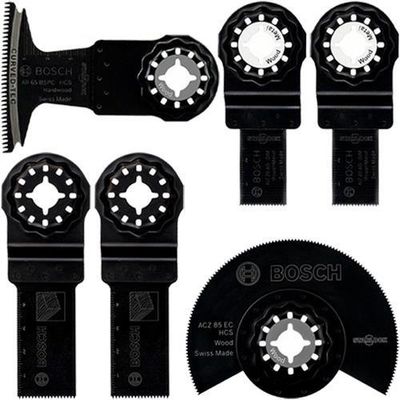 Bosch 2608664677 6 Pieces Starlock Universal Multi Cutter Blade Set