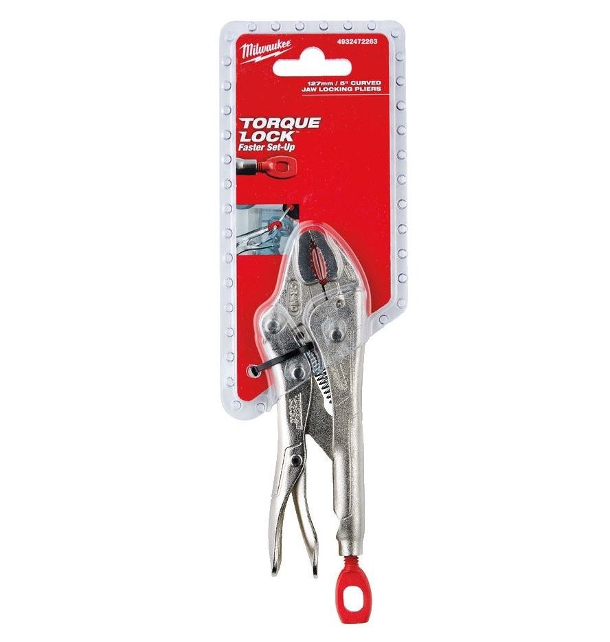 Milwaukee 4932472263 5&quot; Torque Lock Curved Jaw Pliers