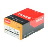 Timco 5.0 x 120mm Solo Chipboard & Woodscrews - PZ - Double Countersunk - Yellow 50120SOLOC