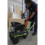 Sealey 24L Direct Drive Air Compressor 2hp SAC2420E